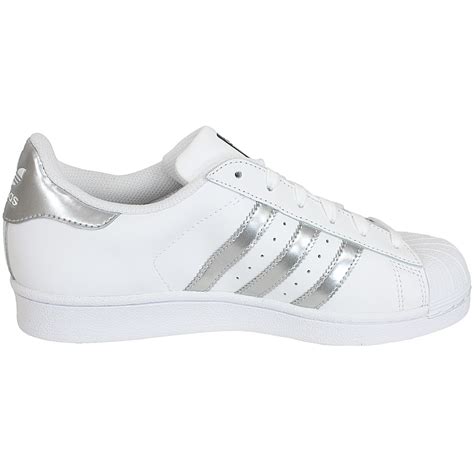 adidas schuhe superstar damen weiss silber|adidas superstar blau.